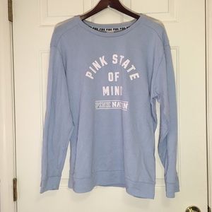 PINK Light Blue Sweater
